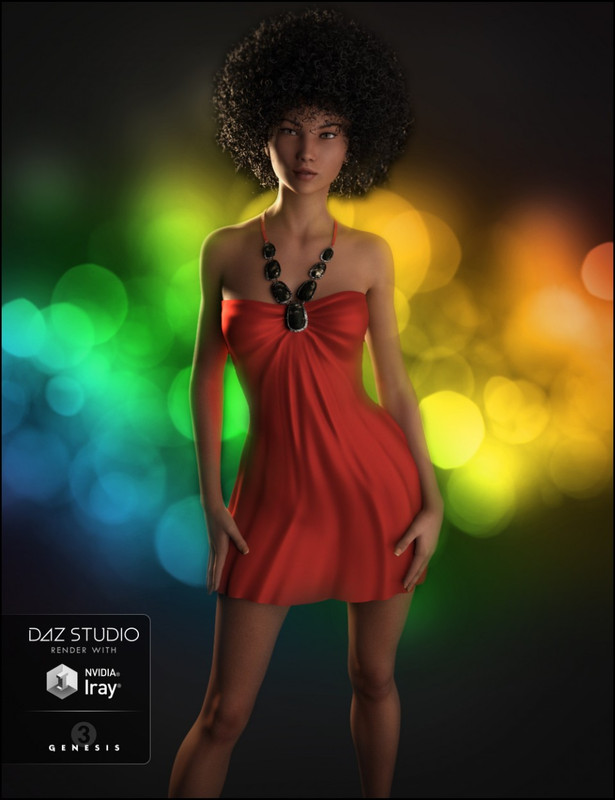Belleza Dress for Genesis 3 Female(s) Belleza Dress for Genesis 3 Female(s)