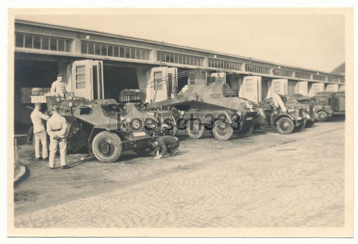 Foto Polen 1939 Panzerspähwagen Rad Panzer Panze