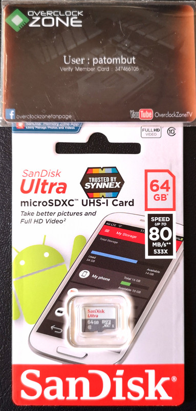Sandisk Ultra MicroSDXC UHS-I 64GB IMG_20191202_133714
