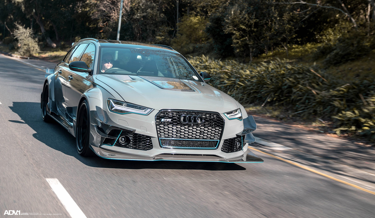 Audi RS6 Avant on ADV.1 Wheels (11)