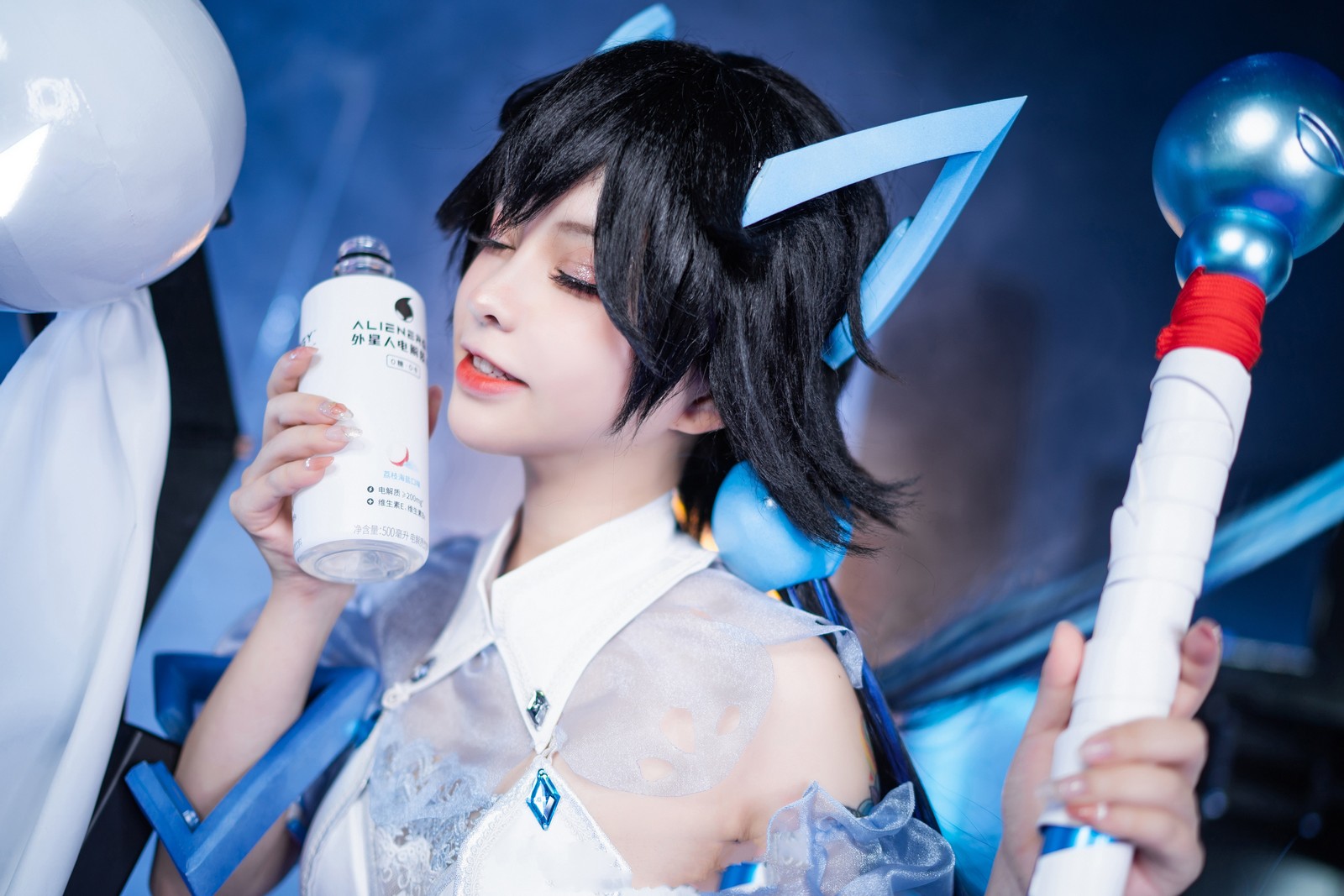 六二二同学 鹿昭依 Cosplay 写真图集｜虚拟偶像风格（13P｜33MB）插图1