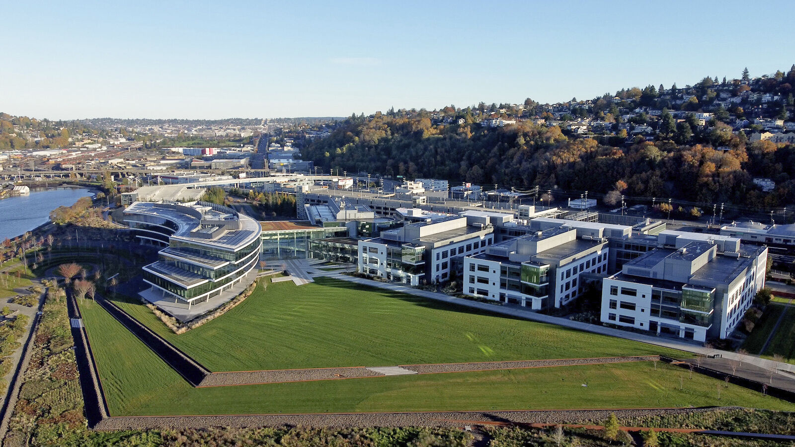 Expedia Group Headquarters — 40-acre waterfront campus on Elliott Bay, Seattle, WA