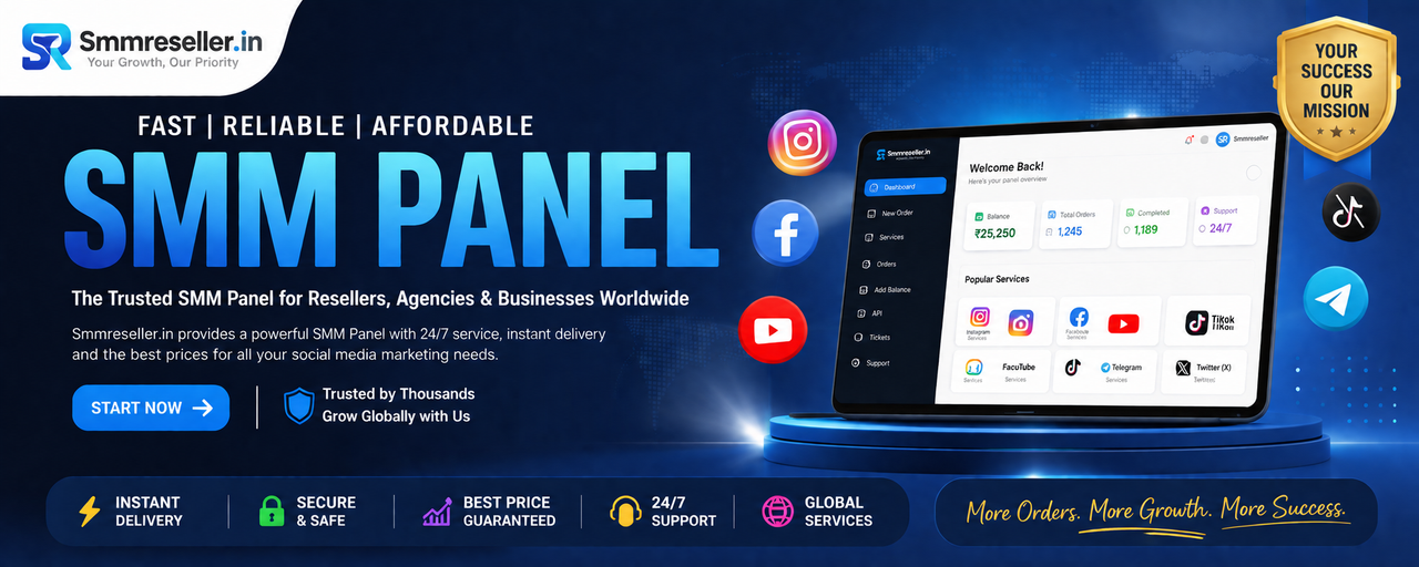 SMM Panel – Best Global SMM Panel for Fast, Reliable & Affordable Social Media Services