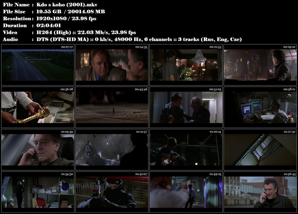 Kdo s koho / The Score (2001)