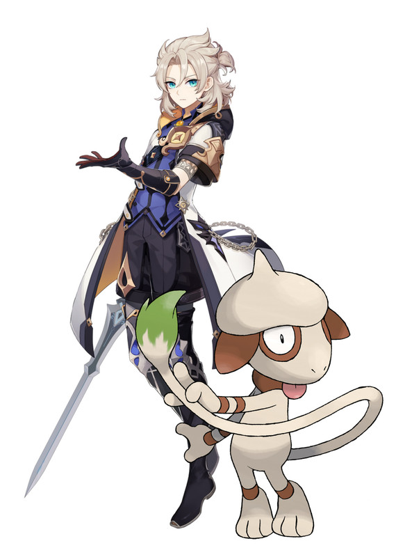 Albedo and Smeargle