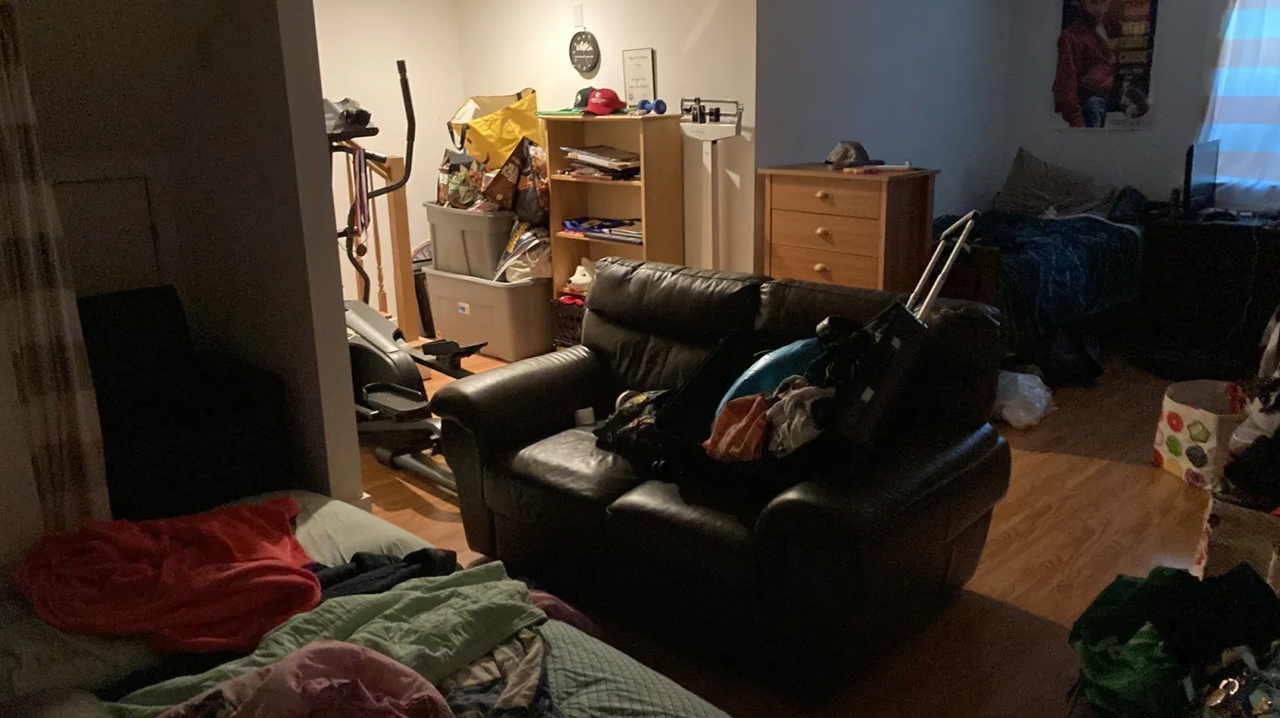 the basement