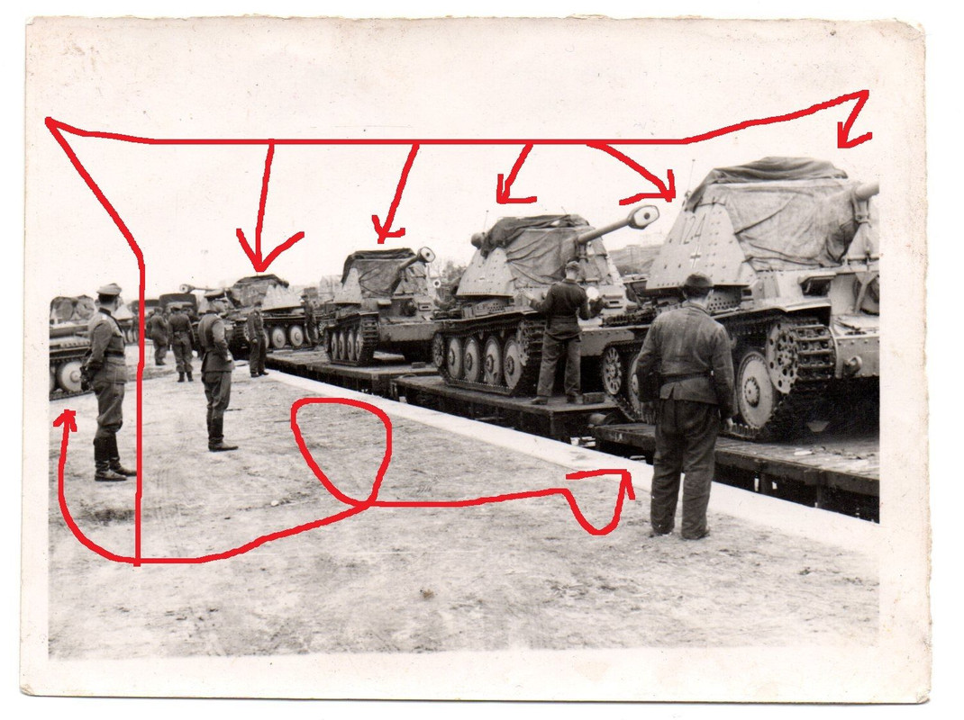 Panzerjäger Marder III SdKfz 138 , Zug Beladung 