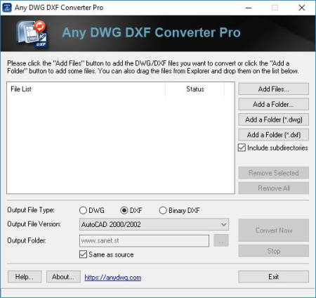 Any DWG DXF Converter Pro 2023.0
