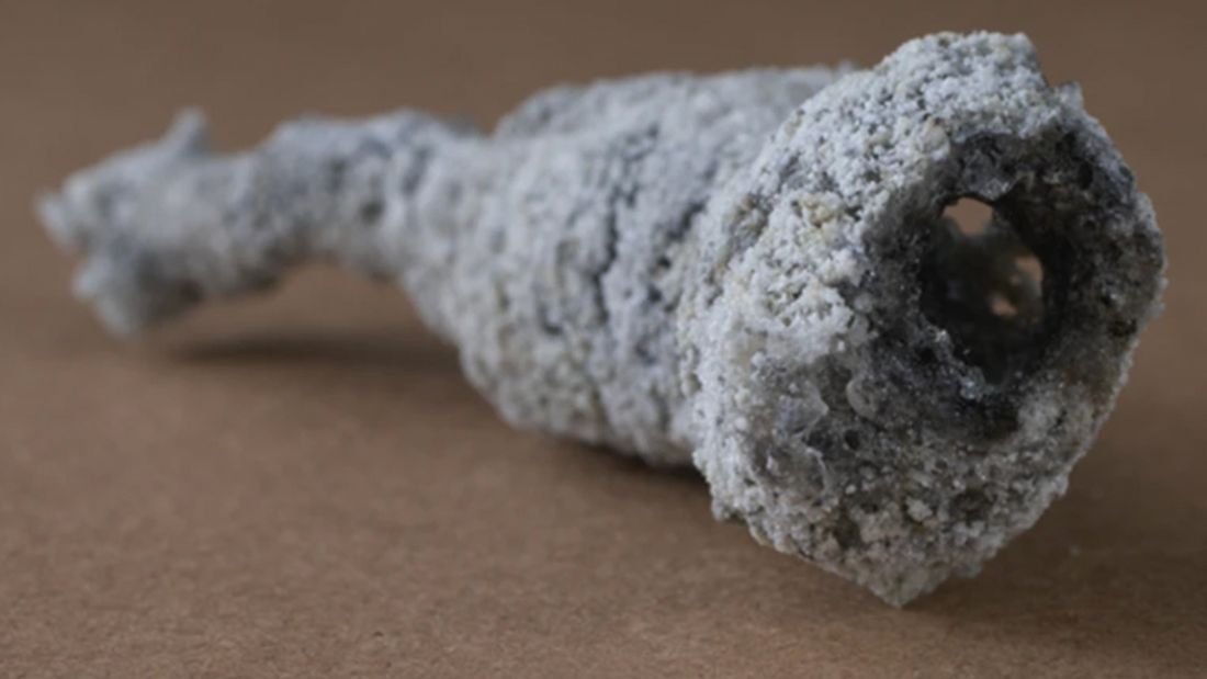 scoperta fulguriti fulmini fossili fosforo