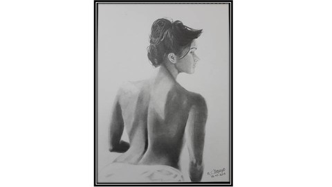 Make Realistic Nude Sketches In Pencil & Dry Pastels