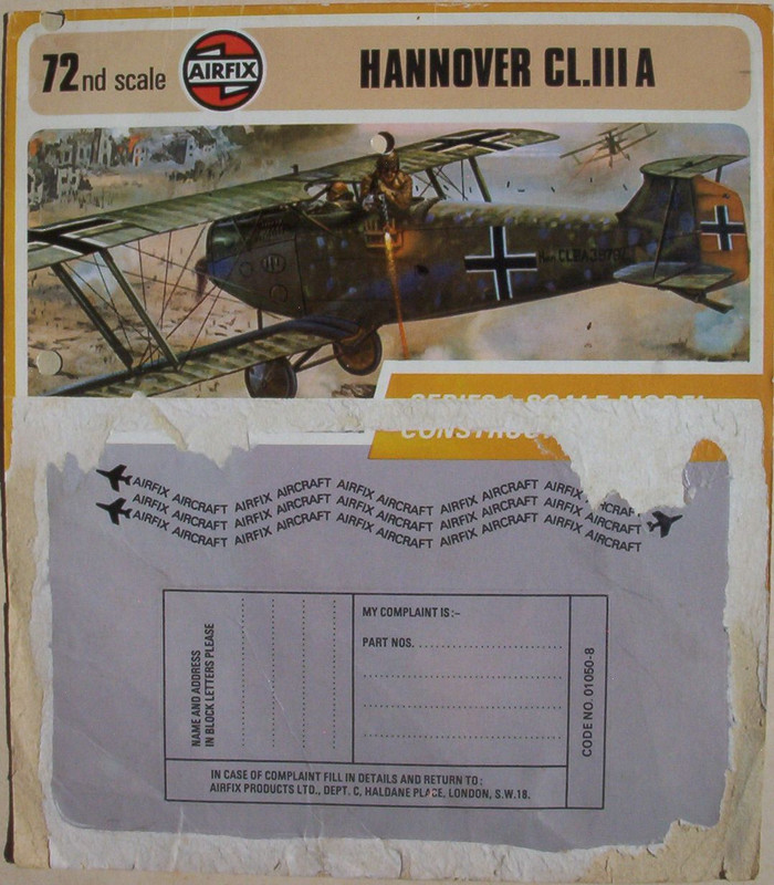 Airfix 72 Hannover CL.IIIA T4 Header