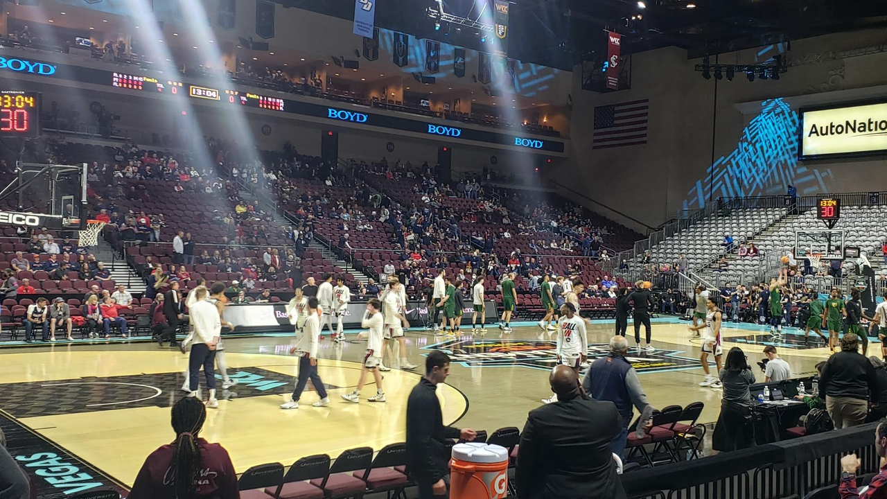 Orleans Arena Las Vegas Section 106 Row EE Seat 2