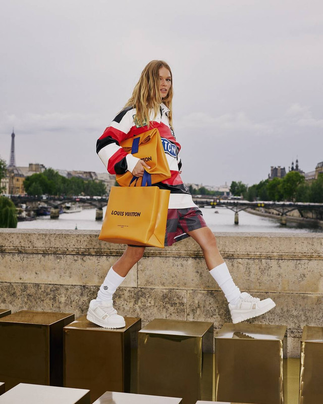 J Balvin attending the Louis Vuitton Menswear Spring Summer 2020