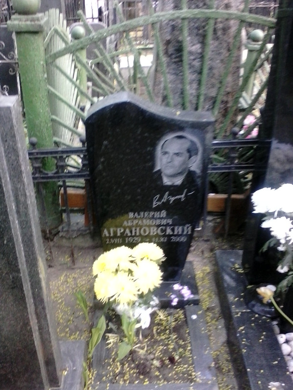 Могила_журналиста_Валерия_Аграновского