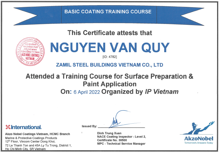Basic Coating Training Course - Nguyen Van Quy