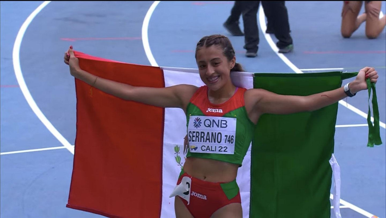 Karla Ximena Serrano gana oro para México en el Mundial de Atletismo Sub-20