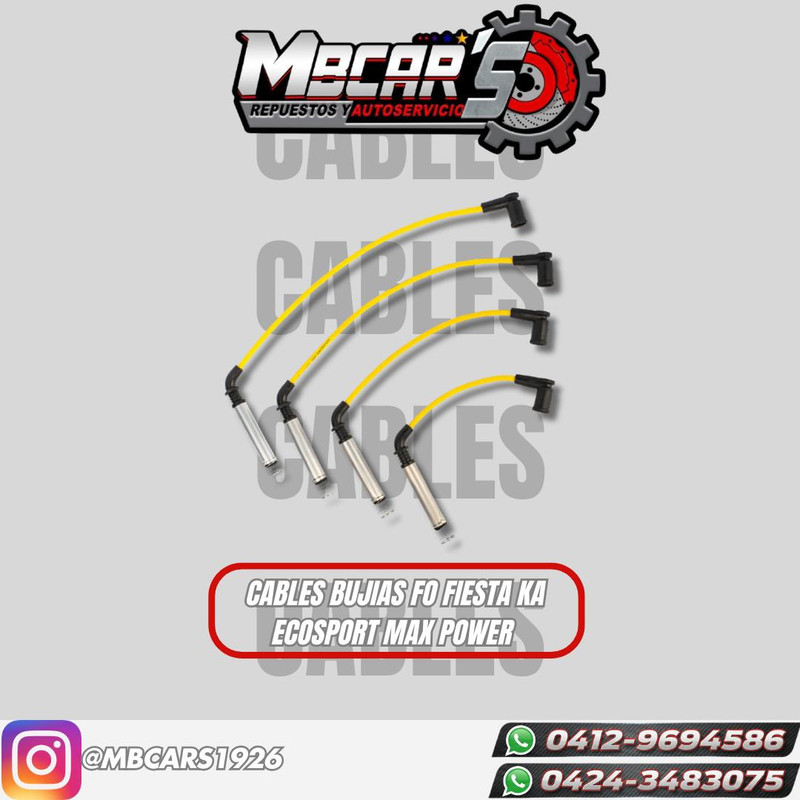 CABLES BUJIAS FO FIESTA / KA / ECOSPORT 
