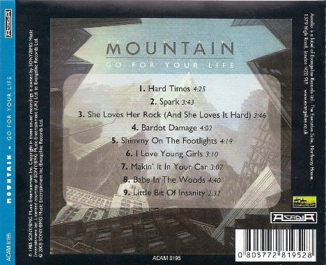 Mountain - Go For Your Life (1985) [Reissue 2008] Lossless+MP3