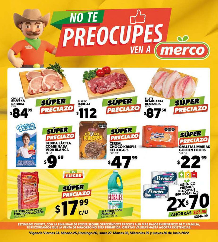 Merco: Folleto de Ofertas vigente al Jueves 30 de Junio 