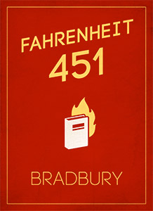 The cover for Farenheit 451