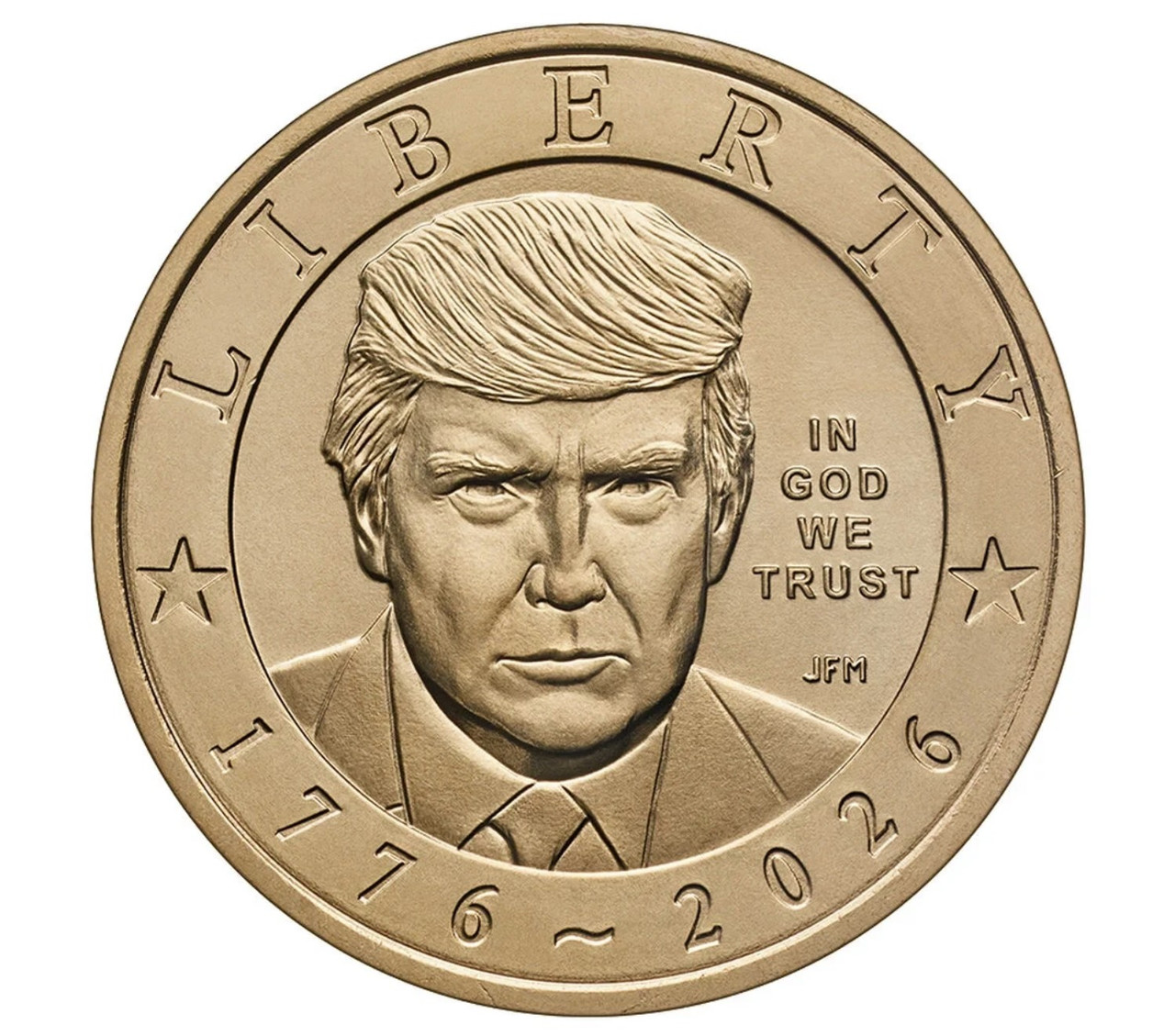  2026 Präsident Donald J. Trump 1 Dollar Münze - America’s 250th Anniversary   