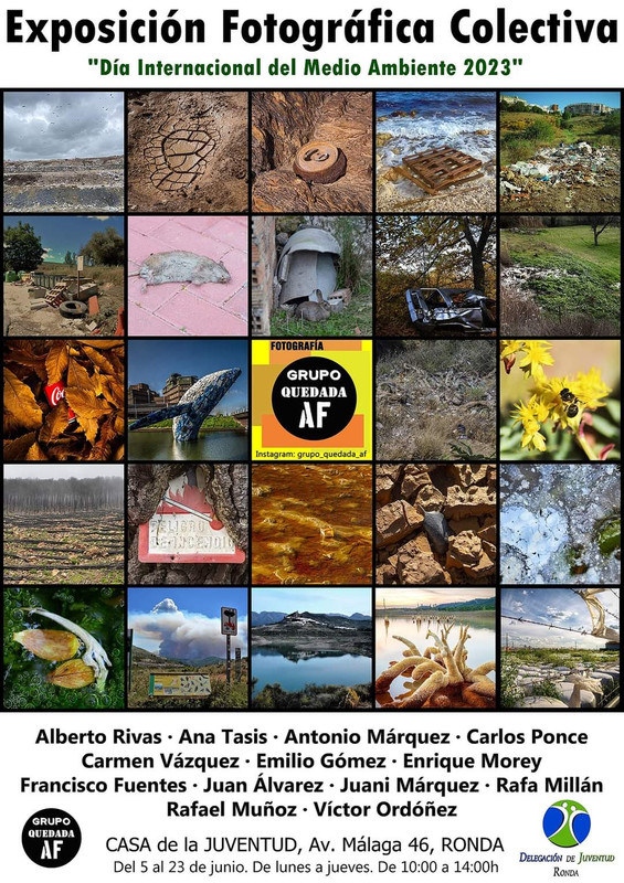 Exposición fotográfica colectiva del Día del Medioambiente