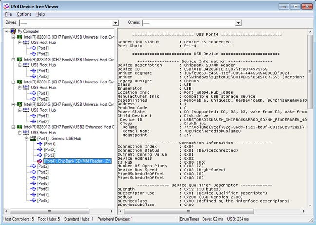 USB Device Tree Viewer 4.7.2