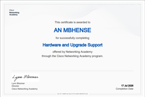 Hardware and Upgrade Support
