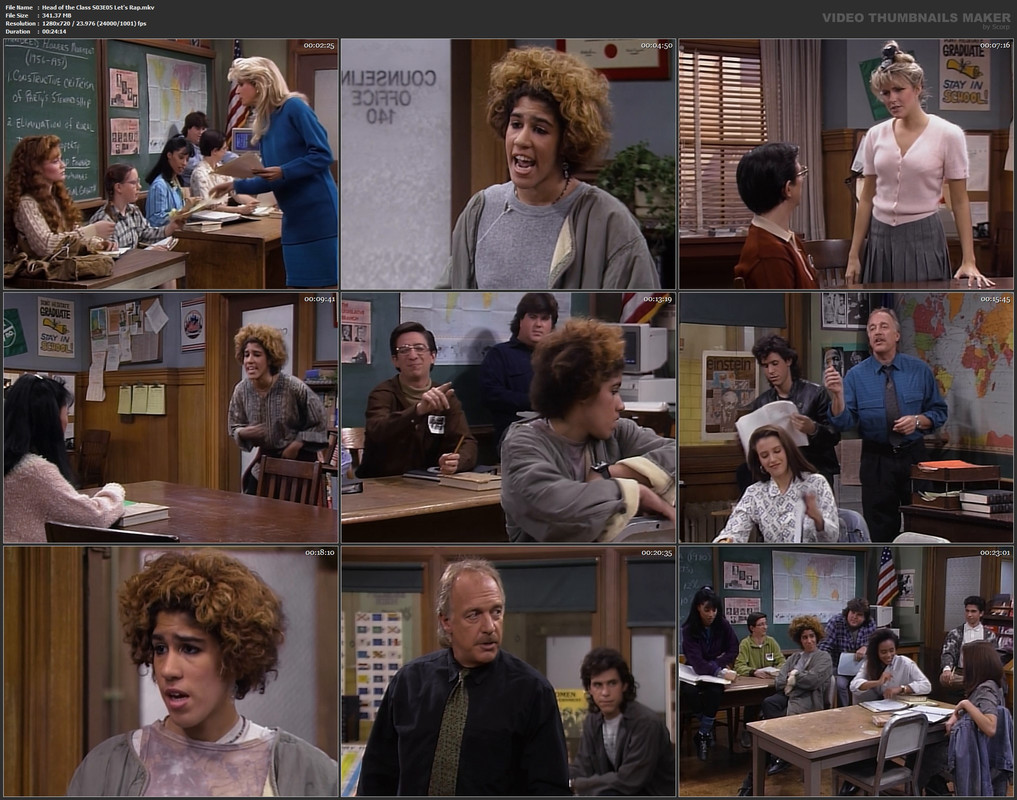 Head of the Class S03E05 Let's Rap.mkv