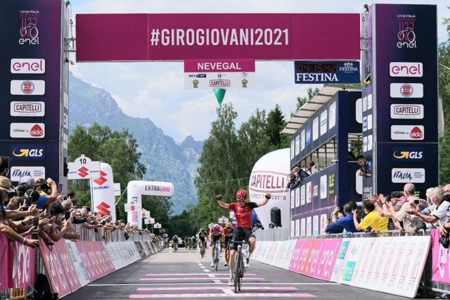 Lultima tappa di montagna è vinta dallelvetico Yannis Voisard (© Giro dItalia Under 23)
