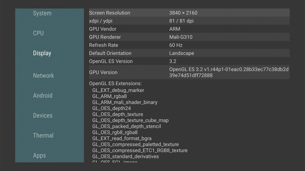 Xiaomi TV Box 3 test gpu