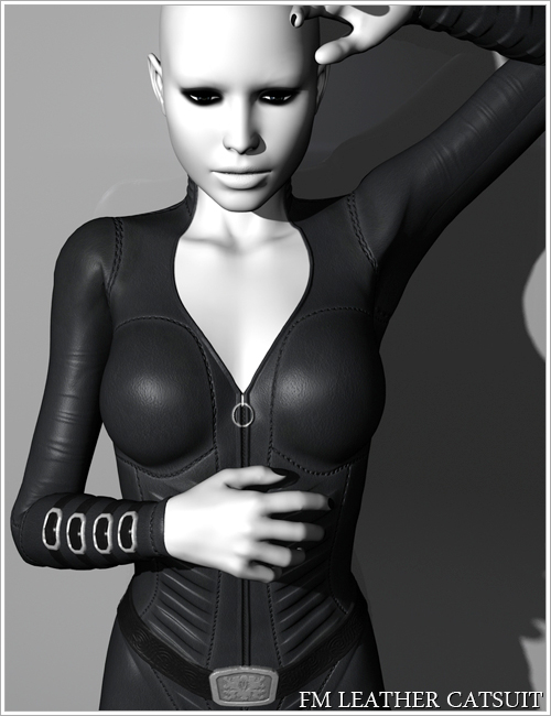 leather catsuit for v4 bodysuit large