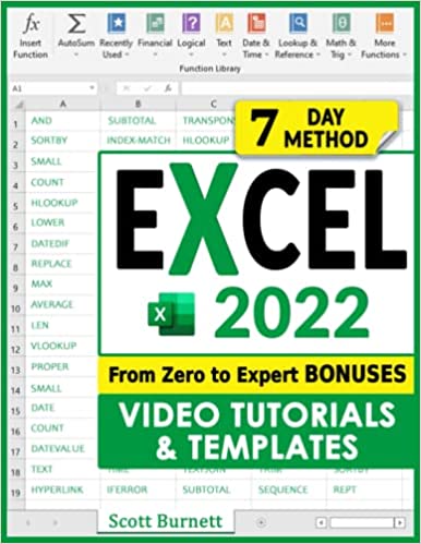 Excel 2022: The Most Exhaustive Guide to Master Excel Formulas & Functions