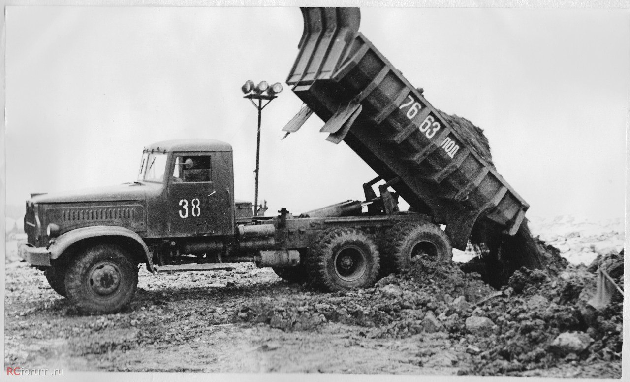 Краз-256Б выгрузка (2)