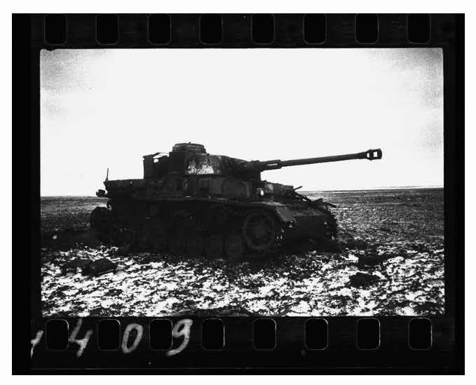 разгромленная техника противника в районе Корсун