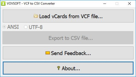 VovSoft VCF to CSV Converter 3.7 Multilingual VovSoft VCF to CSV Converter 3.7 Multilingual
