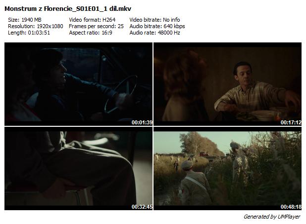 Monstrum z Florencie / Il mostro (2025) /S01/CZ