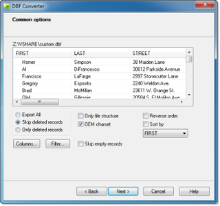 DBF Converter 6.64