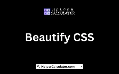 Beautify CSS