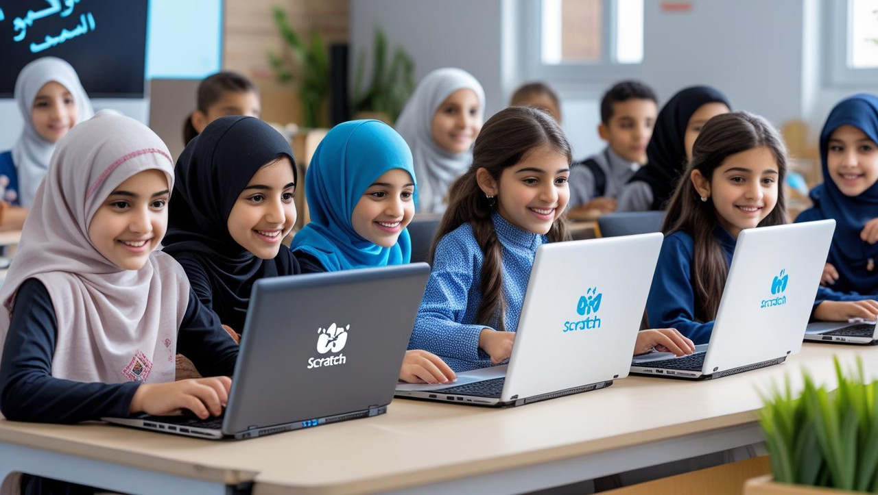برمجة الأطفال باستخدام سكراتش أطفال بيتعلموا البرمجة باستخدام Scratch