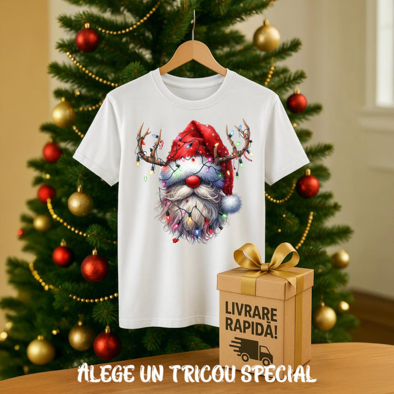 grafica 2704 tricou alb baiat craciun 6