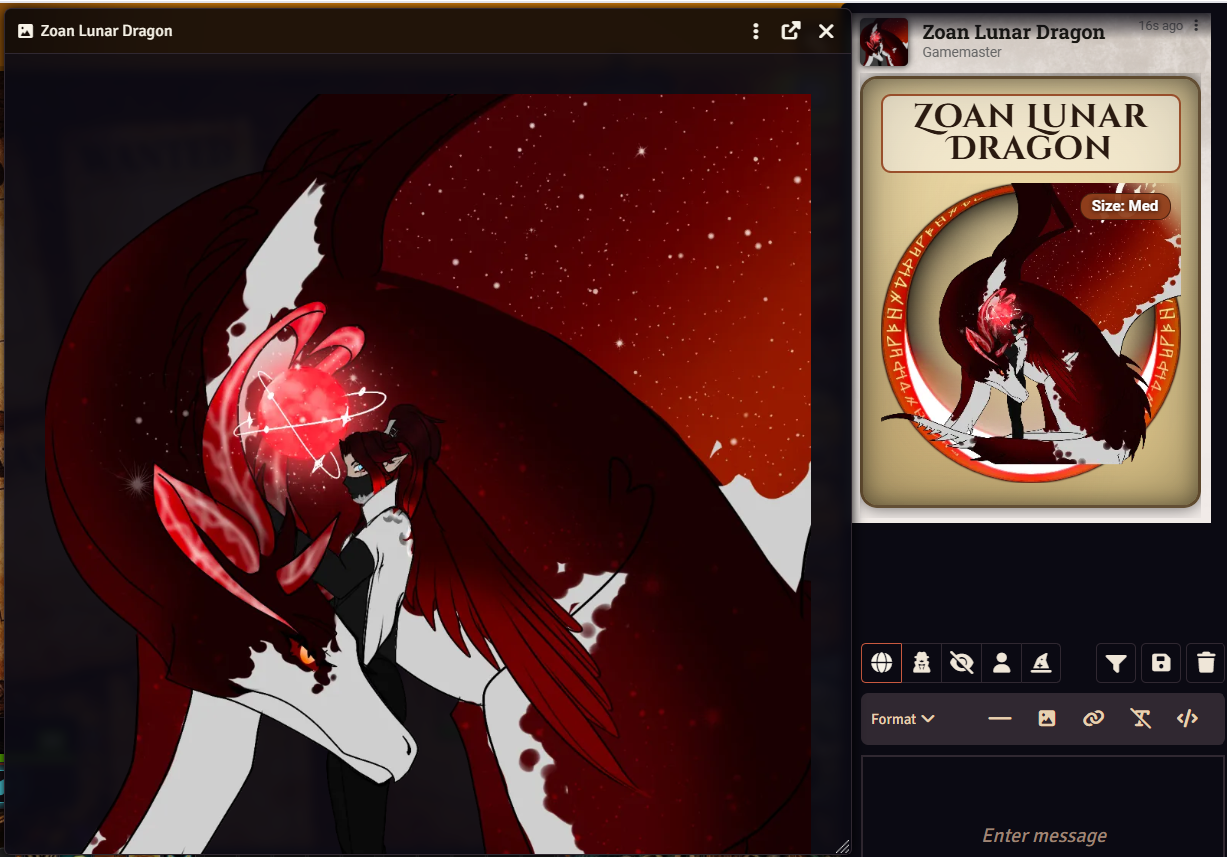 Portrait Token Broadcast Preview