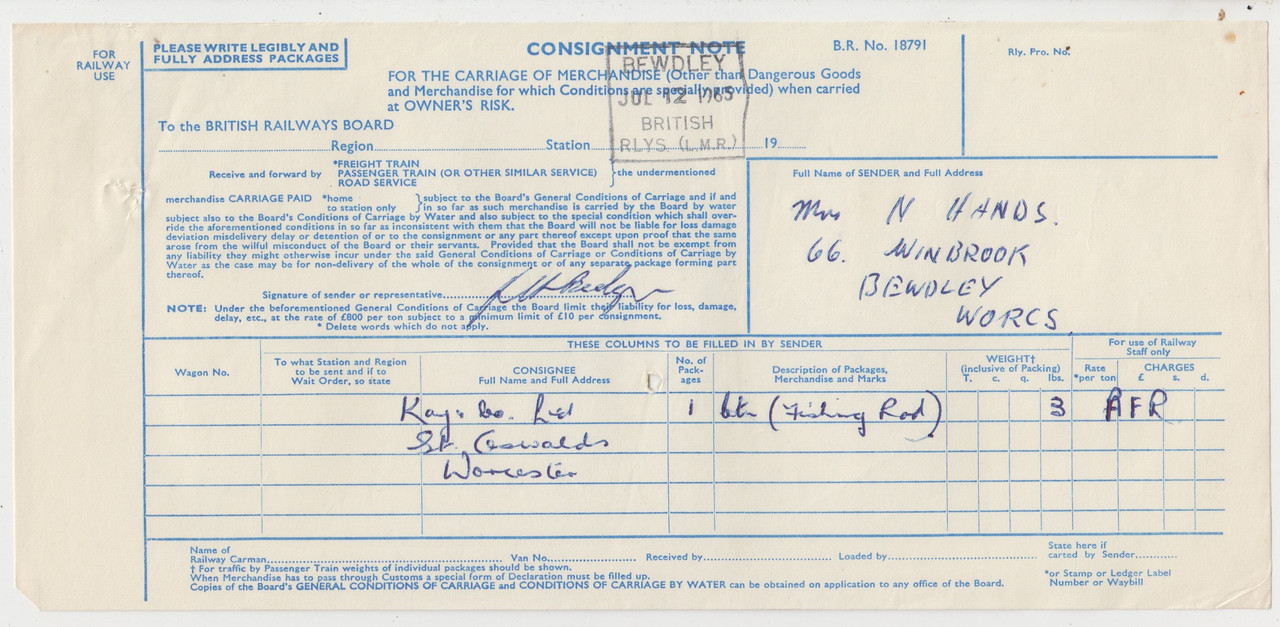 Bewdley Consignment Notes (21)