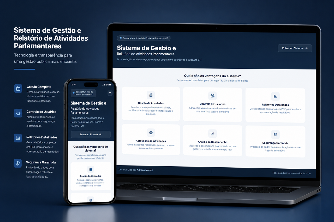 Gestão Parlamentar - Sistema de Gestão