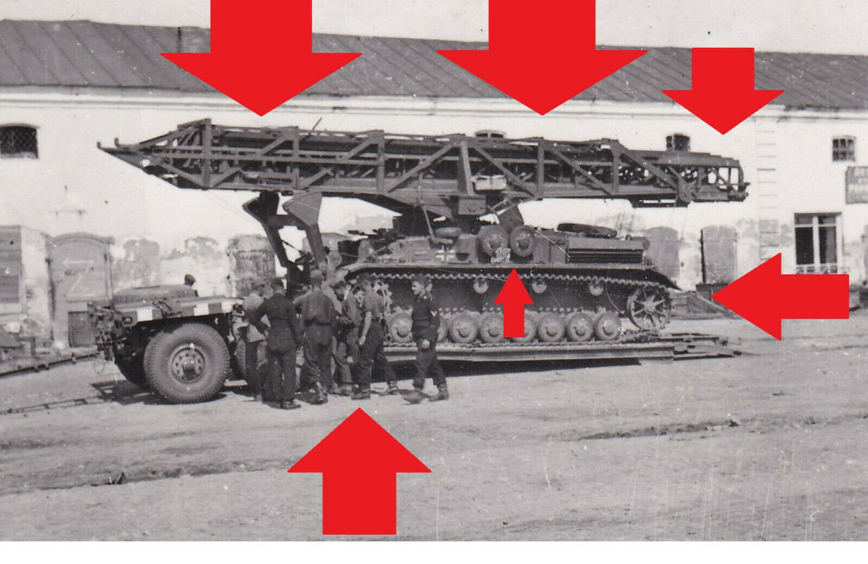 Foto,Brückenlegepanzer,Panzer IV Brückenleger,Sonderbau,Prototyp,tank,Kennung