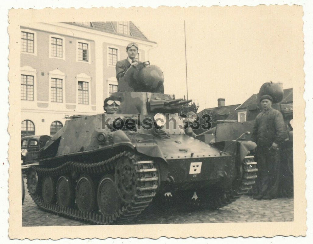 Foto CKD Praga AH-IV Panzer Stridsvagn MG Tank für Schweden