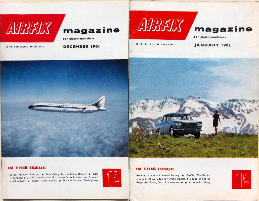 Airfix Magazine Vol.2 No.7&8 (Dec. 1961 & Jan. 1962)
