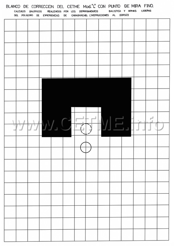 Instrucciones para la corrección del CETME Modelo L con punto de mira fino. Ajuste-Punteria-CETME-L-001-Marca-De-Agua