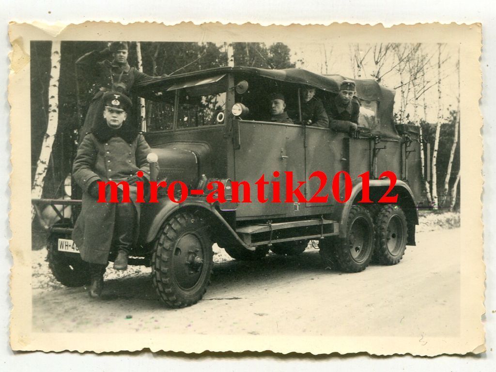 Foto, Wehrmacht, LKW Büssing-NAG, WH-40504, Naha