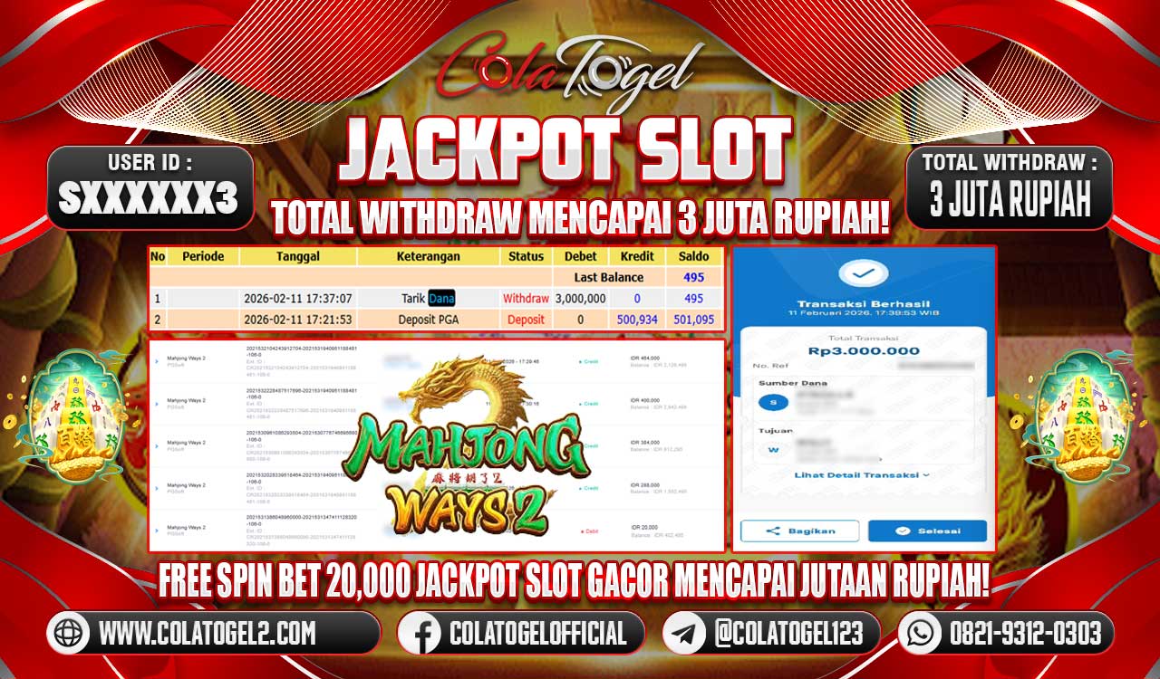 JACKPOT SLOT GACOR!!